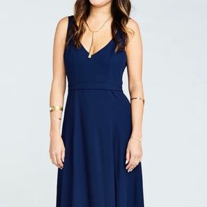 Show Me Your MuMu Navy bridesmaid dress